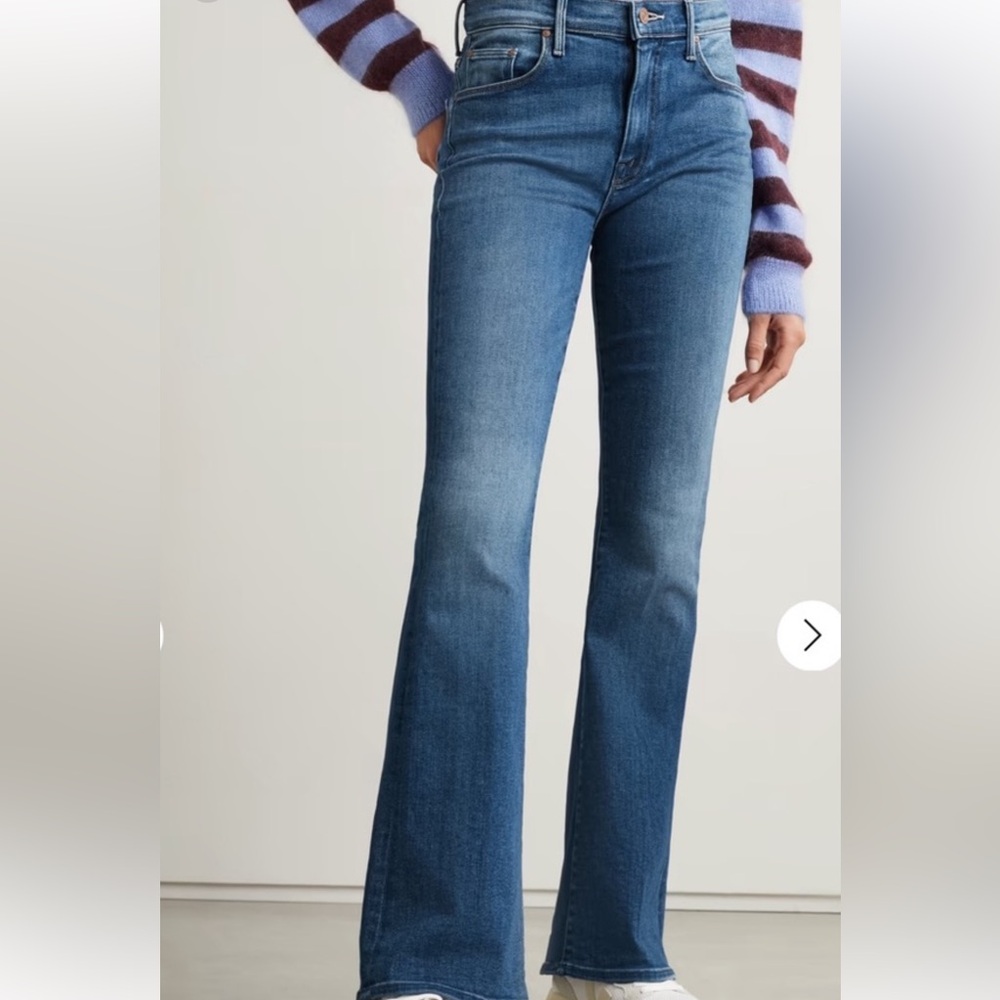 Mother Jeans - mid rise wide leg